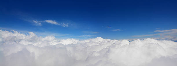 istock View from airplane flying above the clouds 172170557