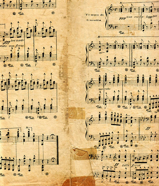 istock Aged Italian Sheet Music 172170831