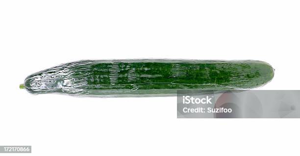 Greenhouse Cucumber Stock Photo - Download Image Now - Cucumber, Plastic, Wrapped