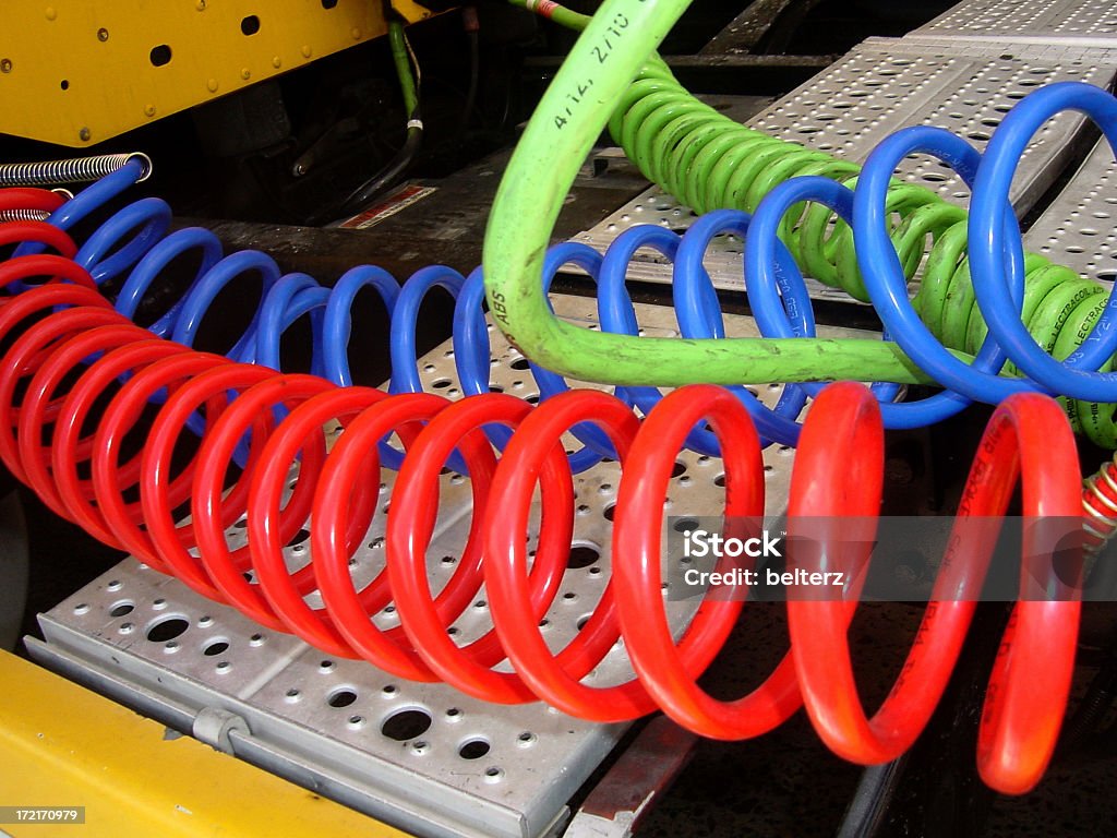 Air Brakes air brakes on a truck Brake Stock Photo