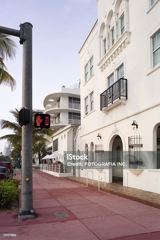 Ocean Drive architettura - Foto stock royalty-free di Ambientazione esterna