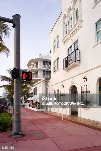 Ocean Drive Architettura - Fotografie stock e altre immagini di Ambientazione esterna - Ambientazione esterna, Angolo - Descrizione, Architettura