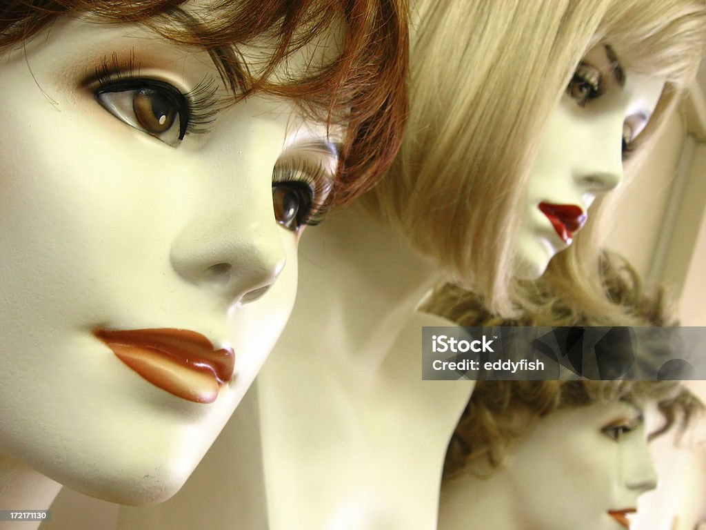 wig modele 3 - Zbiór zdjęć royalty-free (Blond włosy)