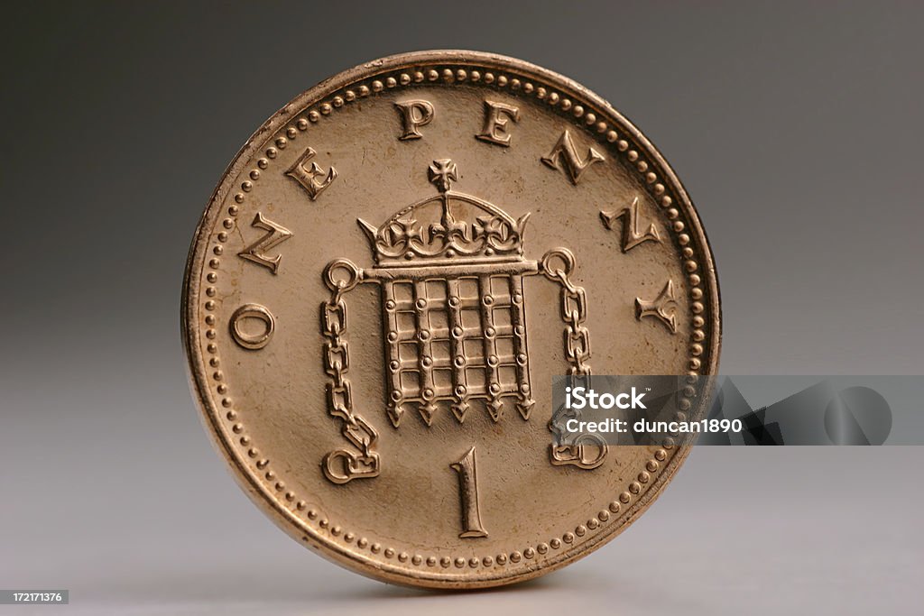 1 Penny - Стоковые фото Монета 1 пенс роялти-фри