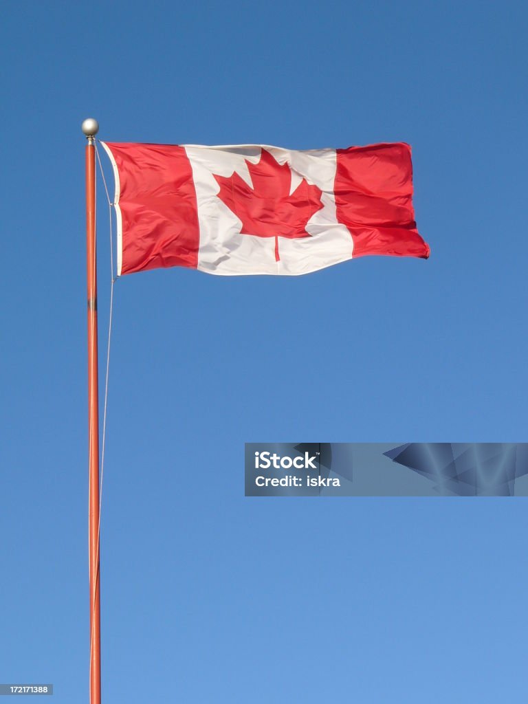 Bandera - Foto de stock de Bandera canadiense libre de derechos