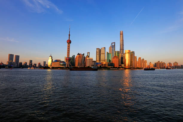 istock Architectural scenery of Shanghai Bund, China 1721714789