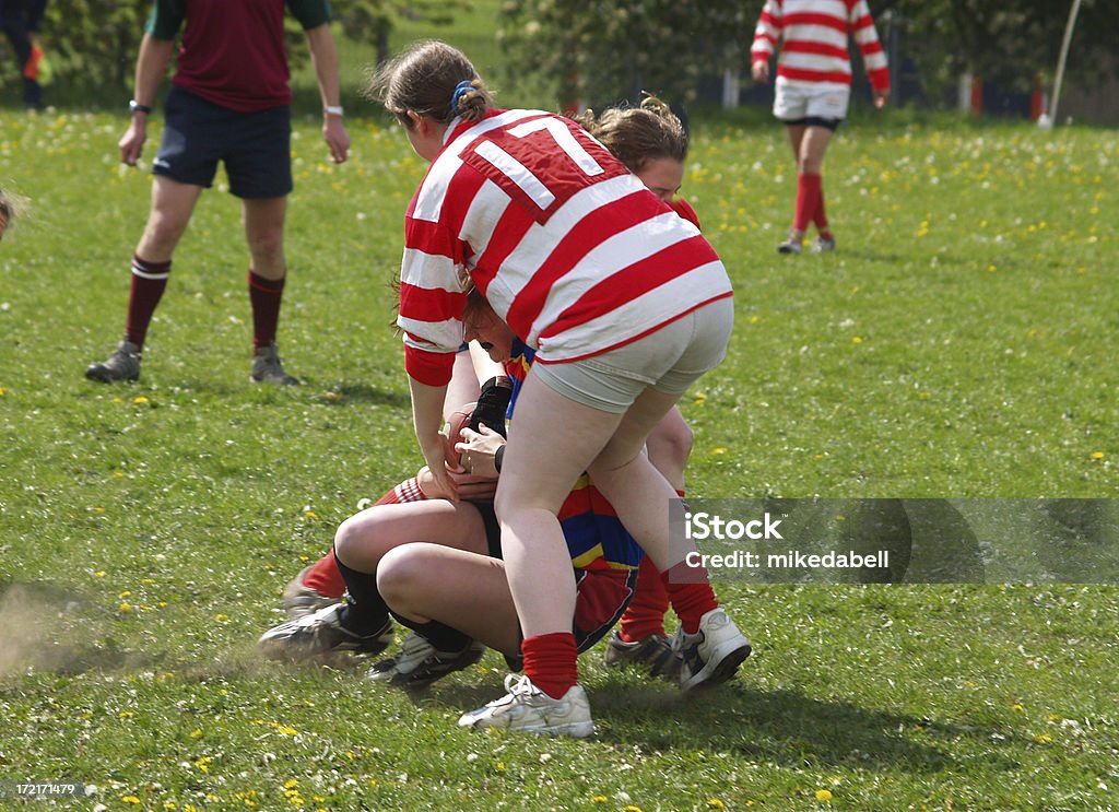 Señoras Rugby 1 - Foto de stock de 16-17 años libre de derechos