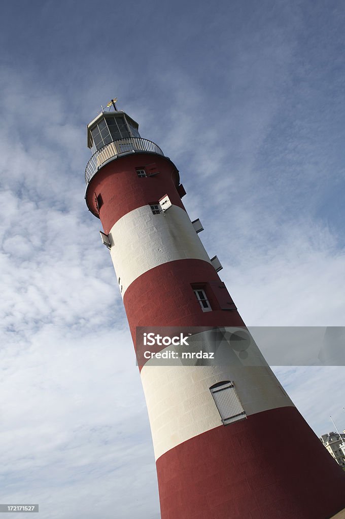 Farol de Plymouth, Reino Unido - Foto de stock de Farol - Estrutura construída royalty-free