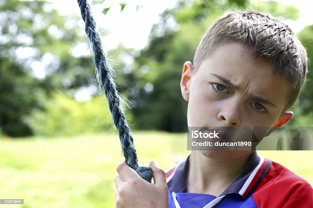 Junge-Besorgt - Lizenzfrei Jungen Stock-Foto