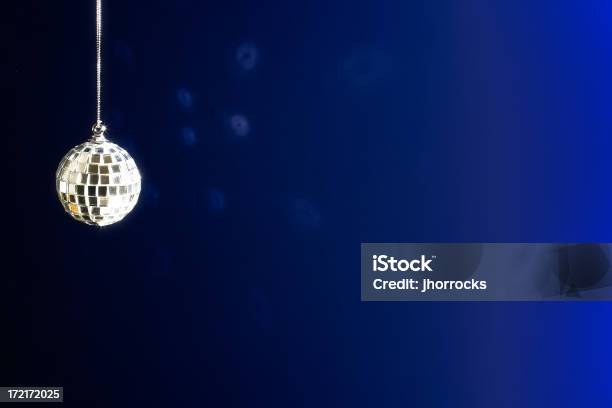 Silver Disco Ball Stock Photo - Download Image Now - Chain - Object, Disco Ball, Spot Lit