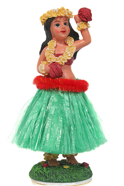 フラダンサー - hula dancer retro revival hula dancing doll ストックフォトと画像