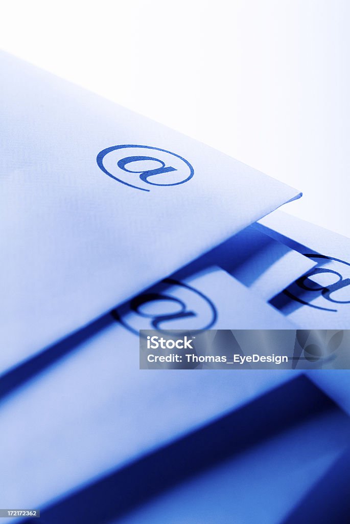 E-mail para si - Royalty-free Azul Foto de stock