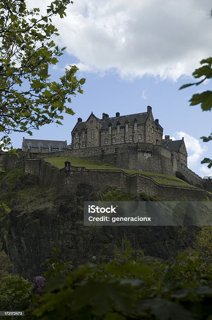 Edinburgh Castle Castle on top of the volcano Edinburgh Castle Stock Photo