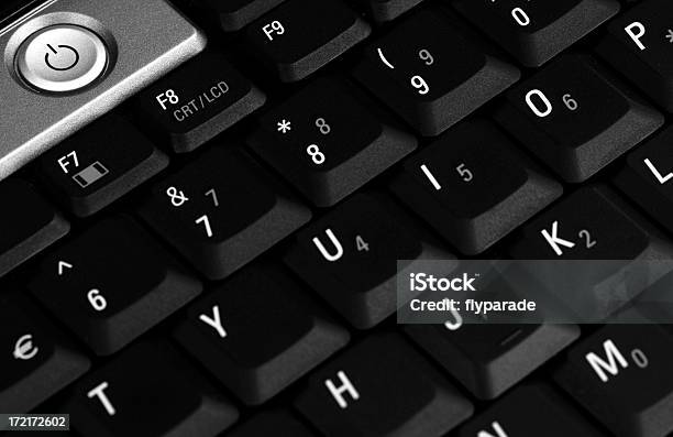 Cuaderno Teclado Negro Blanco Foto de stock y más banco de imágenes de Abstracto - Abstracto, Accesibilidad, Armonía - Concepto