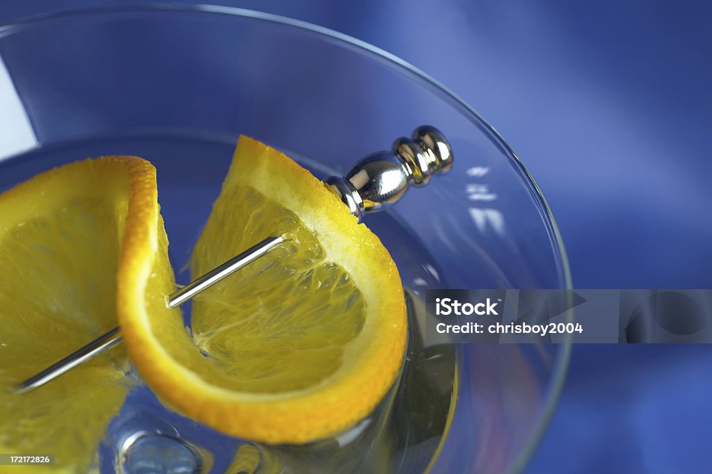 Cocktail em azul - Royalty-free Bebida Foto de stock