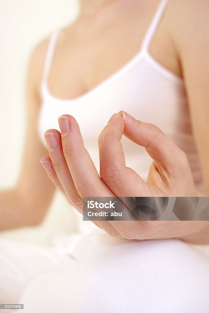 Aktivitäten: Meditation - Lizenzfrei Attraktive Frau Stock-Foto