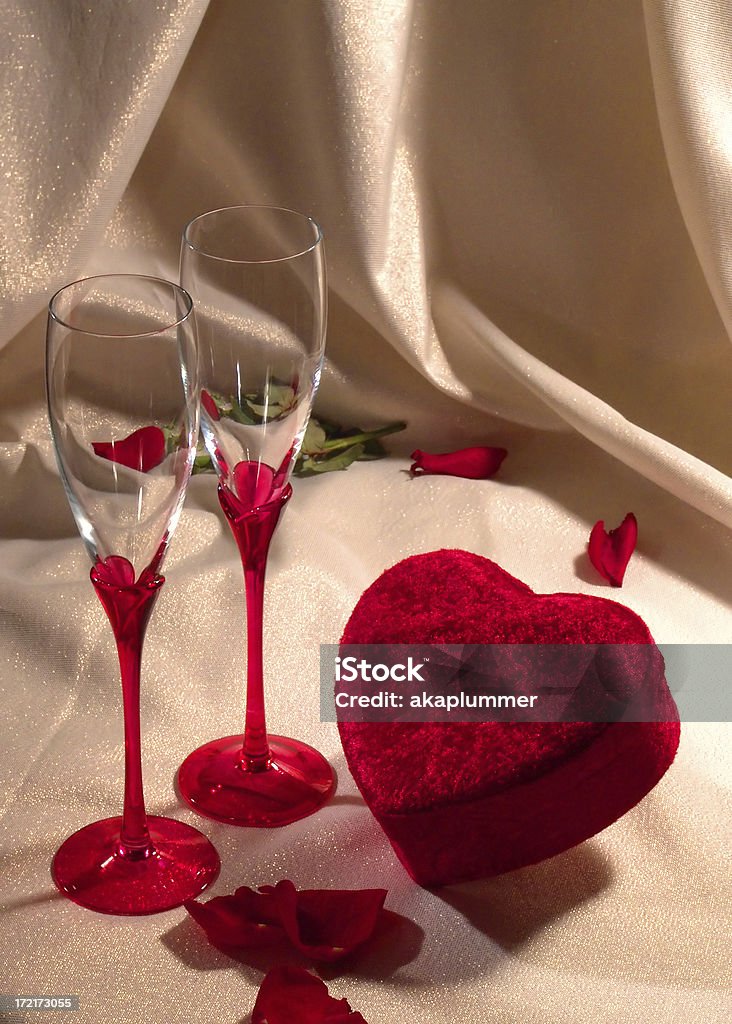Configuração de Dia dos Namorados para dois - Foto de stock de Acender royalty-free