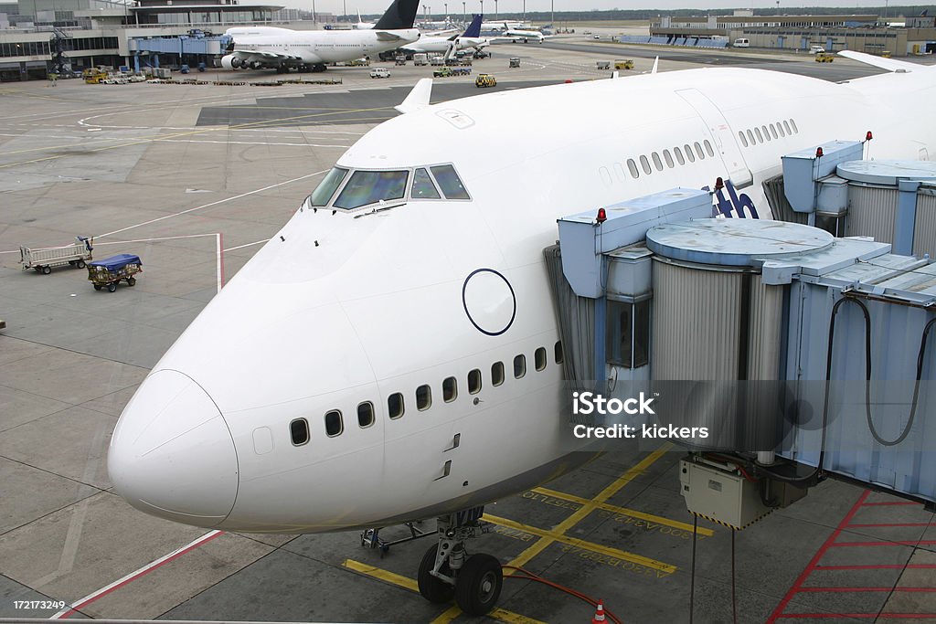 Incorporación de un Boeing 747 almohadas - Foto de stock de Accesibilidad libre de derechos