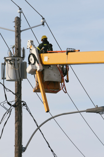 In aftermath of storm, there is a need for electricians to repair damage to power pole problems caused by storm