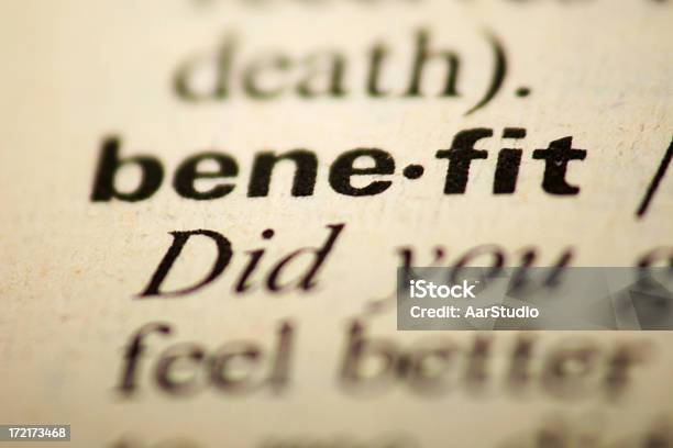 Benefit Stock Photo - Download Image Now - Aspirations, Book, Close-up