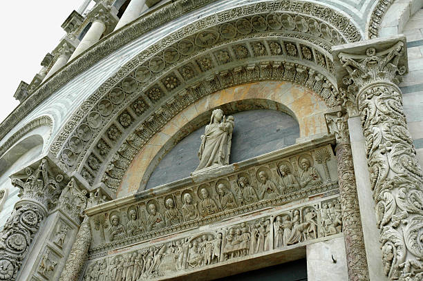 Detalle de la entrada de los milagros - foto de stock