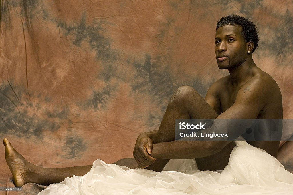 Afrykańskiego człowiek - Zbiór zdjęć royalty-free (Nagi)