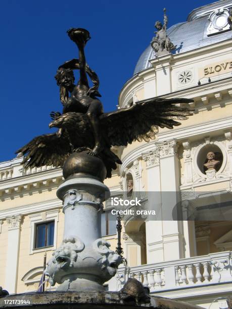 Ganimedes Fountain In Bratislava Stock Photo - Download Image Now - Architecture, Art, Art And Craft