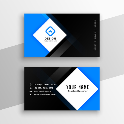 eye catching business card template for corporate promotion vector
