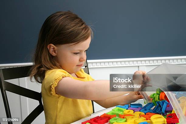 Child Learning Stock Photo - Download Image Now - Child, Letter - Document, Number