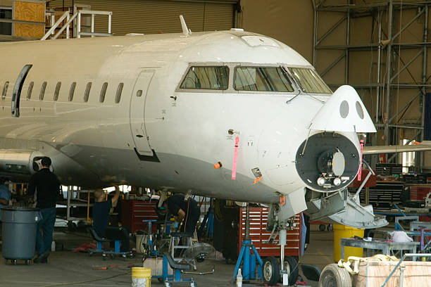 Aircraft Maintenance stock photo