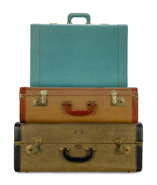 ビンテージお荷物 - luggage packing suitcase old ストックフォトと画像