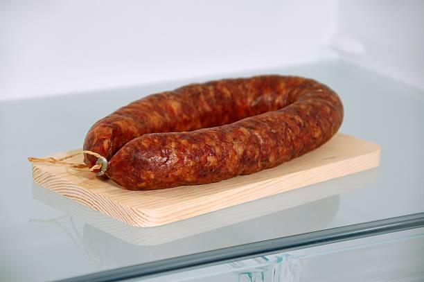 ナックワースト - sausage thuringia meat refrigerator ストックフォトと画像