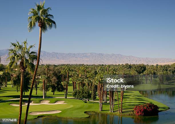 Desert Golf Serie 5 - Fotografie stock e altre immagini di Valle Coachella - Valle Coachella, Campo da golf, Bunker - Campo da golf