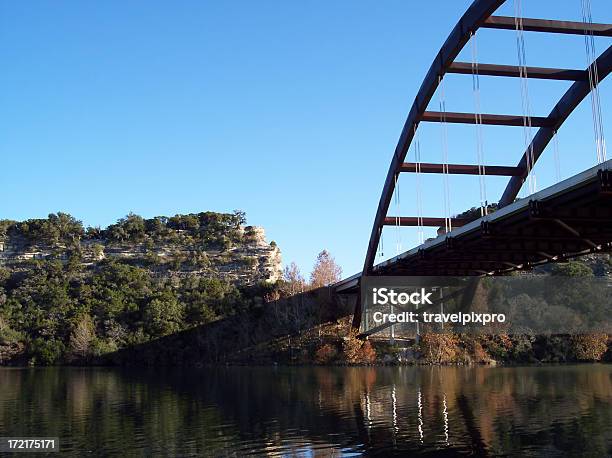 Austin Texas Pennybacker 360 Bridge Stock Photo - Download Image Now - Above, Arch - Architectural Feature, Arch Bridge