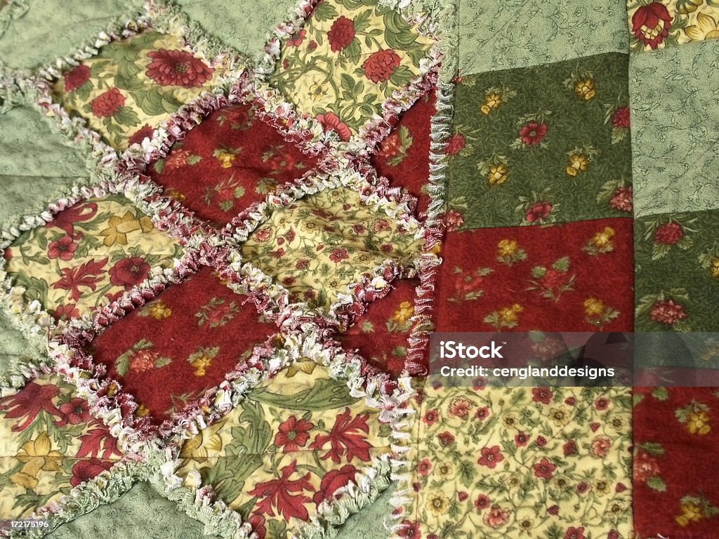 Trapunta-Patchwork Raggy - Foto stock royalty-free di Sovrapposizione