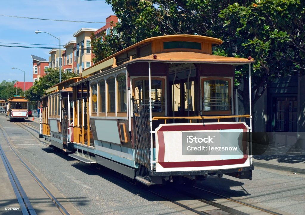 Linowy tramwaj San Francisco - Zbiór zdjęć royalty-free (San Francisco - Stan Kalifornia)