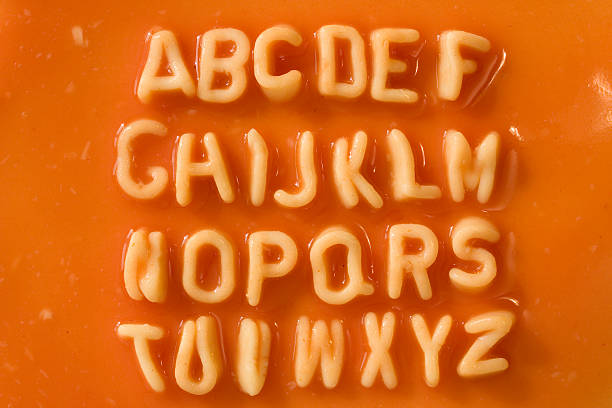 istock spaghetti complete alphabet letters in sauce 172175628