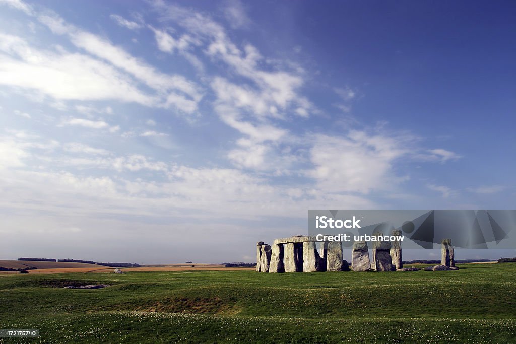 Stonehenge, Inglaterra - Foto de stock de Ajardinado royalty-free