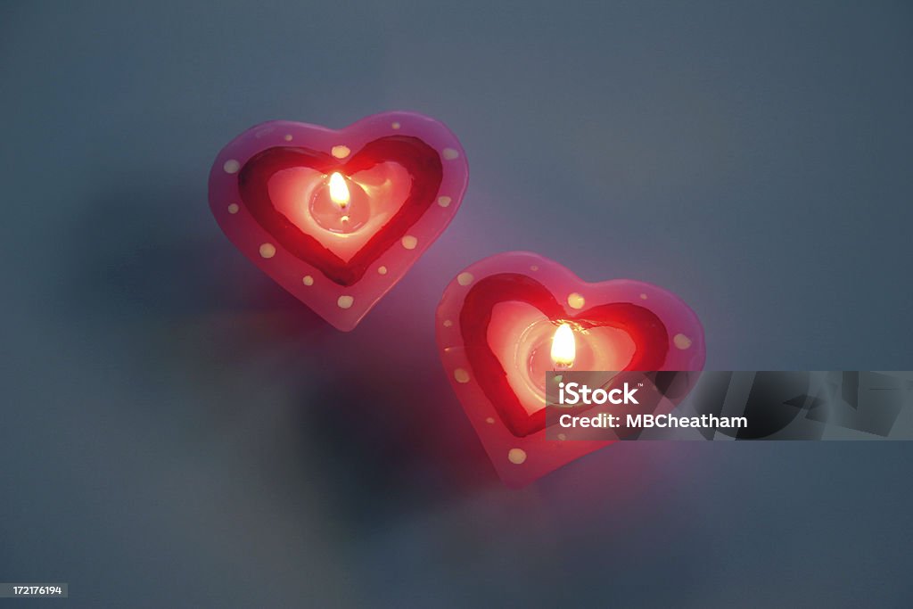 Сердце свечи II - Стоковые фото Воск роялти-фри