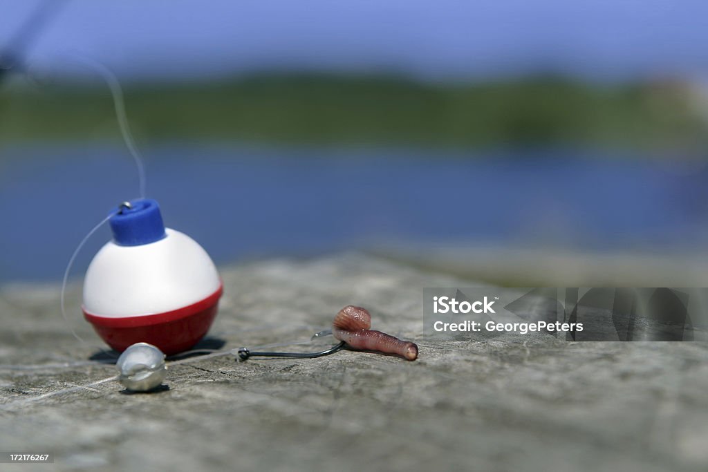 Corcho de pesca - Foto de stock de Caña de pescar libre de derechos