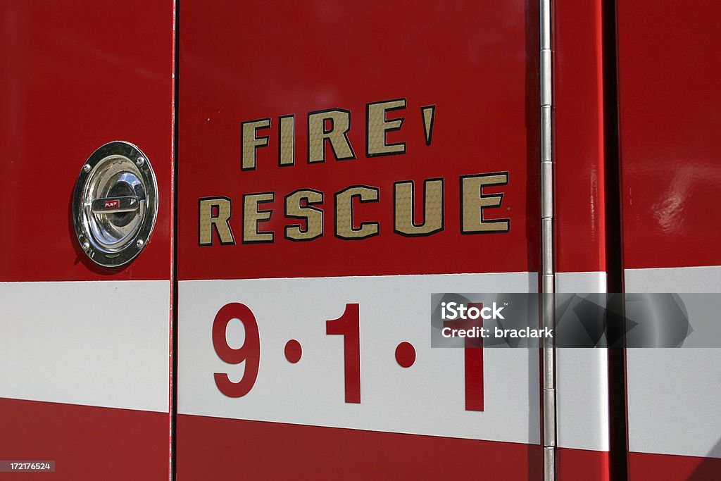 Resgate de Bombeiros 911 - Foto de stock de Acidente royalty-free