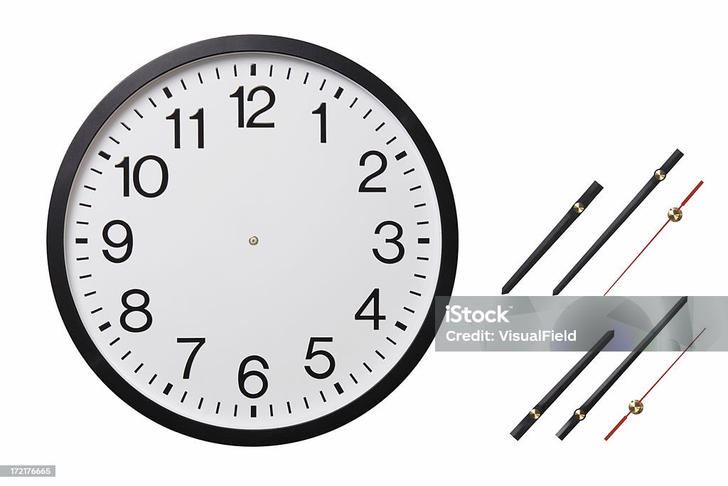 Sie die Zeit einzustellen - Lizenzfrei Uhr Stock-Foto