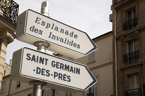 Paris: Street Signs stock photo