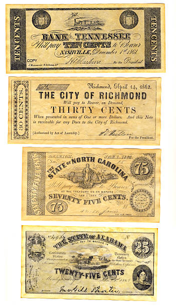 istock Confederate money - usa 172176889