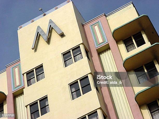 Foto de M Para Miami e mais fotos de stock de Arquitetura - Arquitetura, Arte Deco, Colorido Pastel