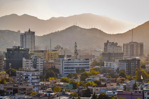 View of Kabul city.