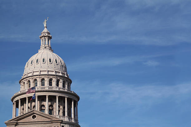 Domo del Capitolio de Texas - foto de stock
