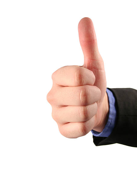 Thumbs Up! Vertical stock photo