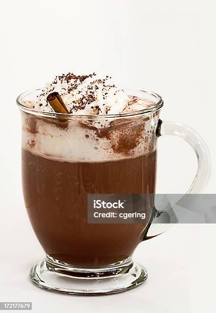 Gorący Napój - zdjęcia stockowe i więcej obrazów Gorąca czekolada - Gorąca czekolada, Kieliszek, Szkło