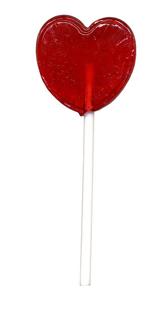 istock Heart Shaped Lollipop Isolated On White 172177682